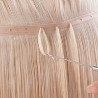 Extensions de cheveux naturels vierges européens, trame Genius Weft papillon en PU invisible, trame de cheveux sans couture, trame Balayage Skin Weft