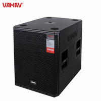 VAMAV NOVA LX115SUB Subwoofer de 15 pulgadas 1000W RMS Cuadrado Activo Bocina Profesional para Escenario, Música, Club, DJ, Fies