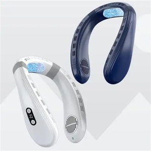 เครื่องปรับอากาศแบบห้อยคอ4400มิลลิแอมป์ต่อชั่วโมงระบายความร้อนอย่างรวดเร็วสาม<span class=keywords><strong>เป่า</strong></span>ลมเซมิคอนดักเตอร์ทำความเย็นรถยนต์ใช้ในครัวเรือนพัดลมแบตเตอรี่ - Product Image 2