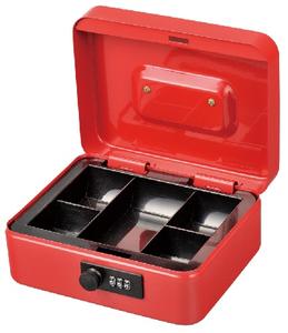 กล่องเก็บเงินแบบมีกุญแจล็อค Hu-buy, กล่องนิรภัยโลหะสำหรับเก็บเงินสด - Product Image 1