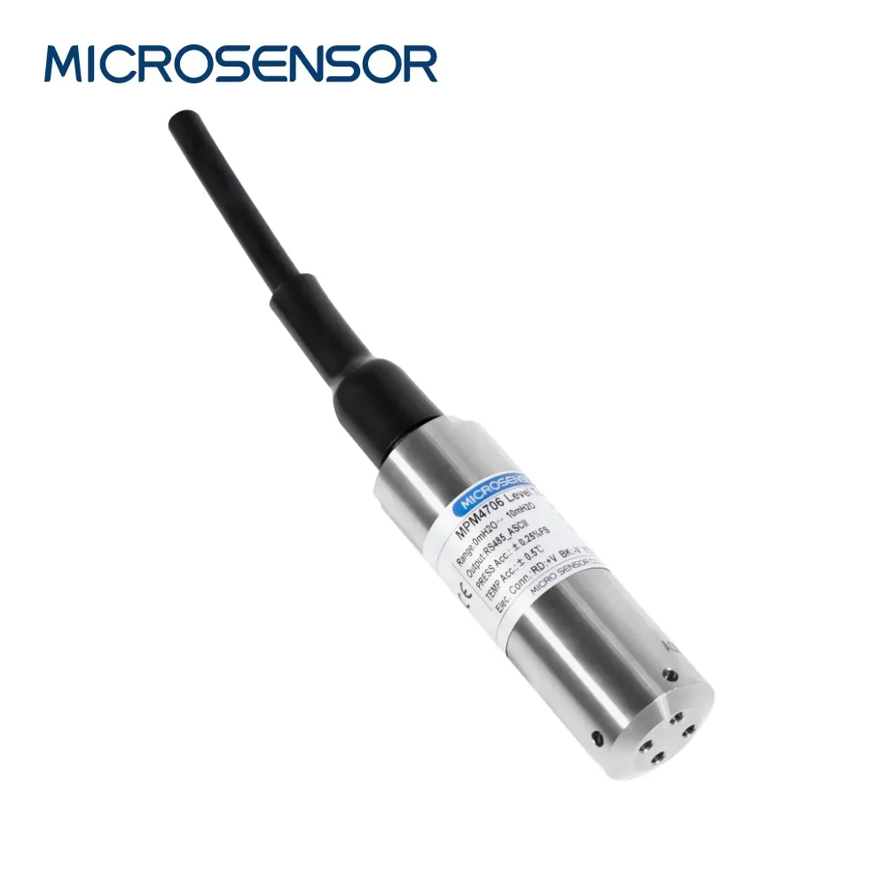 Hidrostatik Tank seviyesi ölçümü için MicroSensor MPM4706 dijital seviye sıcaklık vericisi