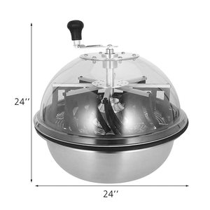 2025 vente chaude 16 pouces hydroponique Machine <span class=keywords><strong>de</strong></span> découpe à la main humide sec bol coupe-feuille clair visibilité <span class=keywords><strong>dôme</strong></span> jardin outil à main - Product Image 2
