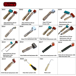 <span class=keywords><strong>Precio</strong></span> de fábrica, rodillos de <span class=keywords><strong>silicona</strong></span> a presión de costura manual rojos de 40mm de ancho para máquina de soldadura automática de cuña <span class=keywords><strong>caliente</strong></span> para Membrana de PVC HDPE - Product Image 3