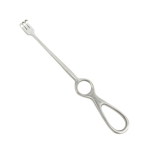 Kocher Retractor Three Prongs Sharp 21.5 cm Medical Surgical Instruments German Quality Stainless Steel Pakistan Supplier - Product Image 3