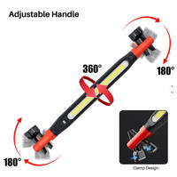 Lampe de travail LED COB portable, lampes d'inspection magnétiques sans fil, réparation automobile, garage à domicile, lampe de poche d'urgence avec charge USB