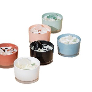 Velas Aromáticas en Frascos de Vidrio de Colores, Cera de Soya, Decoración para el Hogar, Fragancia Ambiental, Vasos de Cristal - Product Image 4