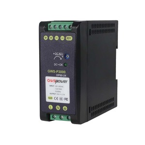 อะแดปเตอร์แปลงไฟจากโรงงาน ราคาโรงงาน สำหรับกล้องวงจรปิด 24V3% 2.5A 60W/24V อุปกรณ์จ่ายไฟแบบราง DIN สำหรับอุตสาหกรรม รุ่น GWS-P3000-DP60-24 - Product Image 4