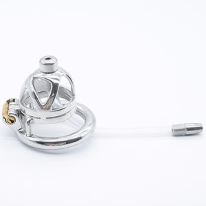 กรงอวัยวะเพศชายขนาดเล็กแบบสั้น,กรงไก่เล็กสำหรับผู้ชายการสำเร็จความใคร่ด้วยตนเอง - Product Image 2