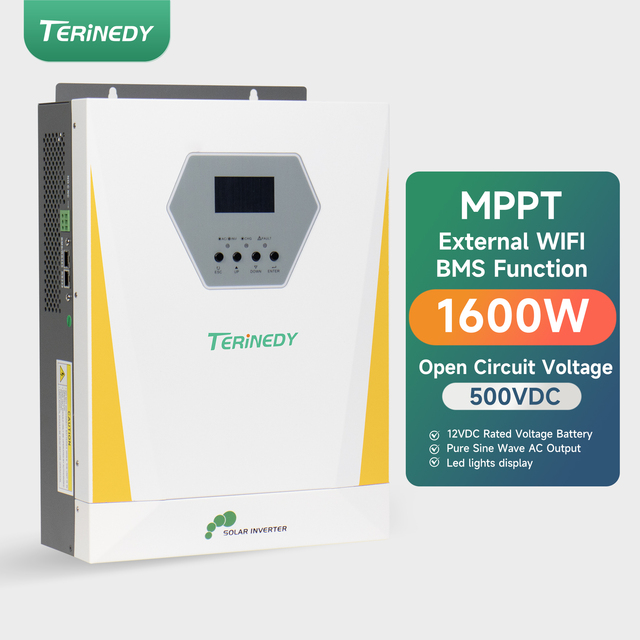 3.6KW 5.5KW 6.2KW Single/Three Phase Solar Power Inverter Pure Sine Wave Off-Grid Inverter 12V 24V 48V to 220V Power Inverter