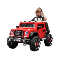 Mobil Listrik Empat Roda dengan Remote Control, Peredam Kejut, Off Road, Dua Kursi untuk Anak-anak dan Dewasa