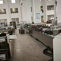 Machine de fabrication de sacs entièrement automatique à scellage 8 côtés pour sacs PE/PP, sachets, sacs à soufflet, sacs à fond plat pour pain, thé, café