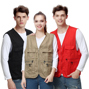 Cameland Gilets de Pêche pour Hommes Gilet de Sport Mince Multi-Poches Décontracté Séchage Rapide Gilet Ample Alpinisme Vestes de Plein Air