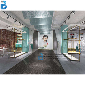 Bán lẻ cửa hàng quần áo đồ nội thất cửa hàng quần áo phù hợp cố định vải cửa hàng may mặc hiển thị tủ đứng cho cửa hàng may mặc - Product Image 3