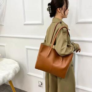 Bolso Tote Vintage para Mujer, Nuevo Modelo 2026, Diseño Coreano Minimalista, Bolso de Hombro de Gran Capacidad - Product Image 3