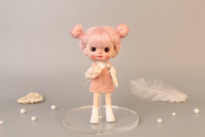 Peluca <span class=keywords><strong>de</strong></span> muñeca BJD & Kurhn, cabeza <span class=keywords><strong>de</strong></span> bola doble <span class=keywords><strong>de</strong></span> fibra <span class=keywords><strong>de</strong></span> <span class=keywords><strong>Mohair</strong></span> <span class=keywords><strong>para</strong></span> muñeca <span class=keywords><strong>de</strong></span> 14-15cm <span class=keywords><strong>de</strong></span> diámetro, alta calidad, lees 1/8 - Product Image 4