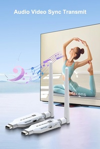 4K 50M pour <span class=keywords><strong>HDMI</strong></span> Émetteur Vidéo Sans Fil Récepteur TV Stick Écran Miroir <span class=keywords><strong>Adaptateur</strong></span> pour 1 Ordinateur Portable PC et <span class=keywords><strong>2</strong></span> Téléviseurs/Projecteurs - Product Image 5