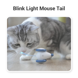 Jouets pour chats Cheerble Great Smart Interactive Eco-Friendly PVC Electronic Pet Cat Moving Mouse Toys Modern Fashion pour chats d'intérieur lasse - Product Image 2