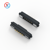 Connecteur magnétique Pogo Pin étanche 12V 3A plaqué or, mâle-femelle, à ressort, 2-9 broches, pour éclairage LED