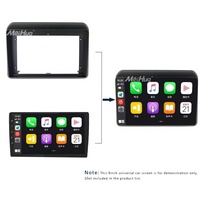 Meihua Garniture de DVD de voiture pour Suzuki Ertiga 2018 Fascia en plastique 9 pouces Auto Radio Bezel Frames Cable Harness