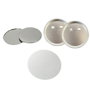 58Mm Trống Nút Làm Nguồn Cung Cấp Vòng Tinplate Huy Hiệu Nút Các Bộ Phận Kim Loại Nút <span class=keywords><strong>Pin</strong></span> Huy Hiệu Kit - Product Image 3