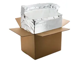 Kotak 3D Pemutus Panas atau Liner Karton/Liner Kotak 3D Gelembung Aluminium Foil Tahan Panas 48H