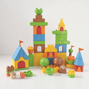 <span class=keywords><strong>OEM</strong></span> sản phẩm nhựa bộ phận xây dựng sáng tạo đồ chơi làm tròn cạnh và không độc hại tái chế HDPE trẻ em khối xây dựng - Product Image 5