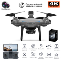 KY102 Drone Quadricoptère Débutant en Plastique avec Évitement d'Obstacles, Télécommande, Flux Optique et Photographie Aérienne Haute Définition