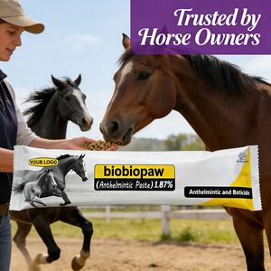 Паразитицидная паста OEM/ODM 1,87% для лошадей, с пребиотиками, способствует здоровью пищеварения лошадей с чувствительным пищеварением - Product Image 4