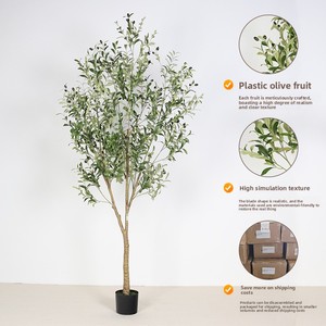 Arbre d'<span class=keywords><strong>olivier</strong></span> artificiel détachable <span class=keywords><strong>en</strong></span> <span class=keywords><strong>pot</strong></span> pour la décoration intérieure et extérieure, jardin, remise de diplôme, Noël, Nouvel An, Pâques, Halloween - Product Image 5