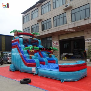 Tobogán Acuático Inflable Comercial Popular para Niños, Castillo Hinchable Grande y Económico con <span class=keywords><strong>Piscina</strong></span> <span class=keywords><strong>Desmontable</strong></span> - Product Image 3