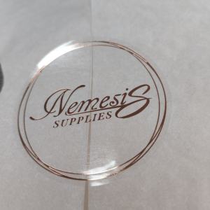 Adesivi con logo trasparente opaco impermeabili stampati personalizzati cosmetici <span class=keywords><strong>etichette</strong></span> chiuse - Product Image 6