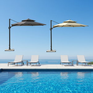 Parasols d'extérieur en gros, auvents LED, couvertures de terrasse, parapluies solaires résistants au vent - Product Image 6