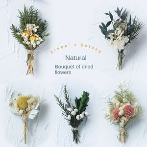 Mori Littérature Art Festival Véritable Fleur Ornement Séché Mini Bouquet De <span class=keywords><strong>Fleurs</strong></span> Éternelles Plantes Préservées Cadeau Décoration Sac - Product Image 1