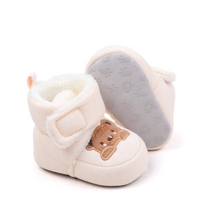 Zapatos <span class=keywords><strong>de</strong></span> Bebé <span class=keywords><strong>de</strong></span> Invierno con Nuevo Diseño, Zapatos <span class=keywords><strong>de</strong></span> Felpa Gruesos <span class=keywords><strong>para</strong></span> Bebés, Suelas Suaves Antideslizantes, Zapatos Cálidos y Cómodos <span class=keywords><strong>para</strong></span> Niños Pequeños - Product Image 6