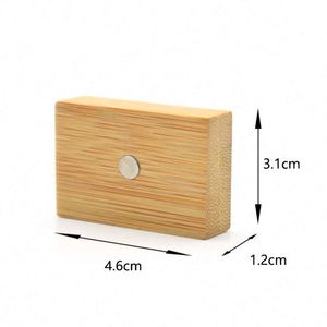 Imán Redondo de Bambú Personalizado para Refrigerador, Imanes de Madera en Blanco para Grabado Láser, para Sujetar Papel - Product Image 5