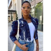 Veste courte camouflage pour femme, veste JYHS-6, nouvelle mode, veste en jean, grande taille pour femme
