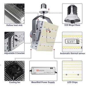 <span class=keywords><strong>200W</strong></span> 5000K dẫn trang bị thêm <span class=keywords><strong>Kit</strong></span> với 28,000 lumens 800W MH/HPS/HID thay thế E39 Mogul cơ sở 110-277V - Product Image 2