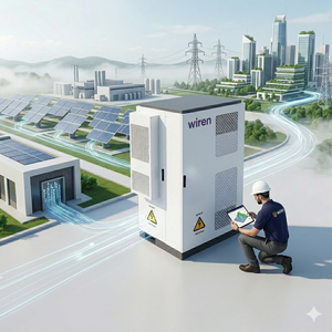 Système de batterie lithium haute tension Wiren 160 kWh 80 kW BESS avec contrôle automatisé par contact sec pour micro-réseau industriel - Product Image 1