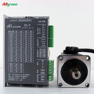 ออลกรีนเซอร์โวมอเตอร์ 400W 24V-48V 3000rpm 10A 1.27n.m 2500 Ppr ชุดมอเตอร์เซอร์โว DC 6OM01330DC +DS-P400W สำหรับเครื่อง CNC - Product Image 1