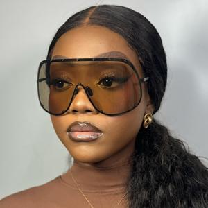 2026 Nieuwe Trends Designer Oversized One Piece Lens Zonnebrillen Dames Heren Steampunk Spijkers Hip Hop Y2K Buiten Reizen Zonnebril - Product Image 1