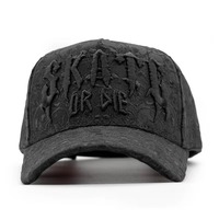 Pengiriman Cepat 31 Topi Oem Custom 5 Panel Rhinestone Original Gorra Olahraga Hitam Suede Brim B CROSS Barbas Topi