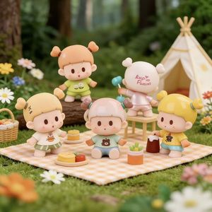 Serie Bu Er Let's <span class=keywords><strong>Go</strong></span> di Alta Qualità, Miniature Carine Bu Er, Scatole Sorpresa con Figurine in Resina, Bambole Fai-da-Te per Decorazione Casa - Product Image 5