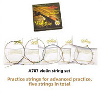 Alice A707 Violin Set String 1234 Wire Rope Braided Steel Core Cupronickel Winding Steel Chromium