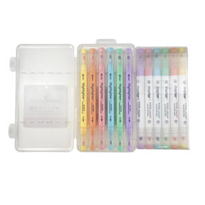 Marcadores de Doble Punta en Colores Macaron, Punta Flexible Personalizada y Tacto Suave, Juego de Marcadores Estéticos - Product Image 1