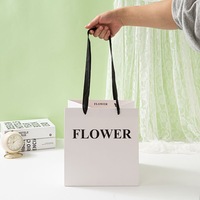 Bolsas de Regalo Cuadradas con Diseño Floral, Estilo Viral, para Floristas, San Valentín y 520, Venta al Por Mayor