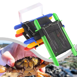 JSFUN 1pc Ligne de pêche pour attrapeur de crabes, couleurs mélangées, pour la pêche à la carpe en mer et sur la plage, durable et portable, en nylon - Product Image 4