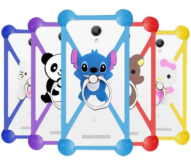Adjustable Customized Soft Silicone Phone Case New Design Universal Cartoon Phone Cover Novelty Gift