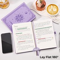 Carnet de notes A5 à couverture rigide en cuir, ligné, pour cadeau, école, travail, écriture, prise de notes, 320 pages, 100 g/m², journaux épais, 5,75