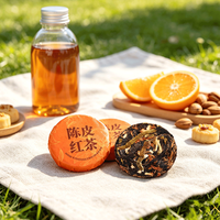 Mini-gâteaux de thé noir Chenpi de qualité supérieure du Yunnan 200g (1 boîte) – Gâteau compressé aromatisé