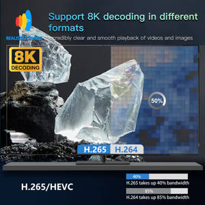 Reproductor Multimedia de Streaming 8K Tv98 Pro 2026 con Allwinner H313 Quad Core, Bt 5.2, Smart Internet, <span class=keywords><strong>Google</strong></span> Android 14, Set-top Box - Product Image 3
